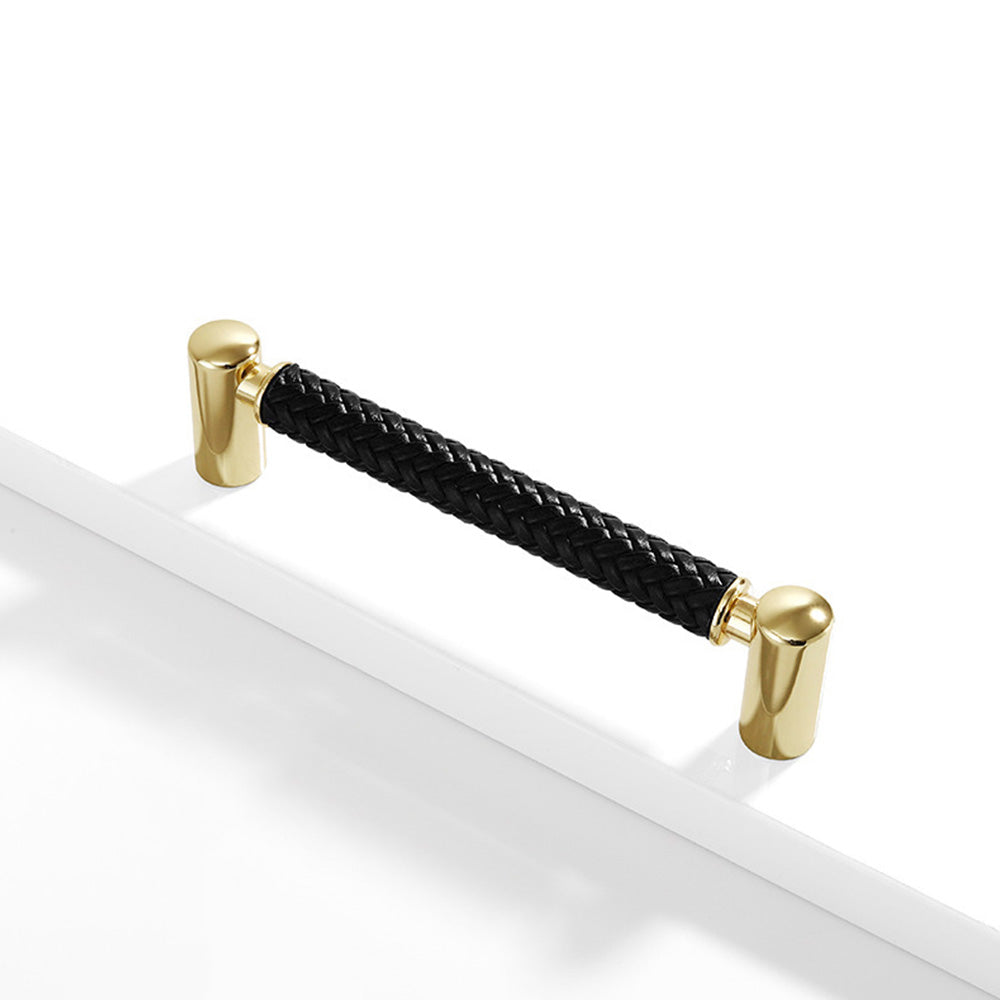 Woven Leather Cupboard Handles & Drawer Pulls