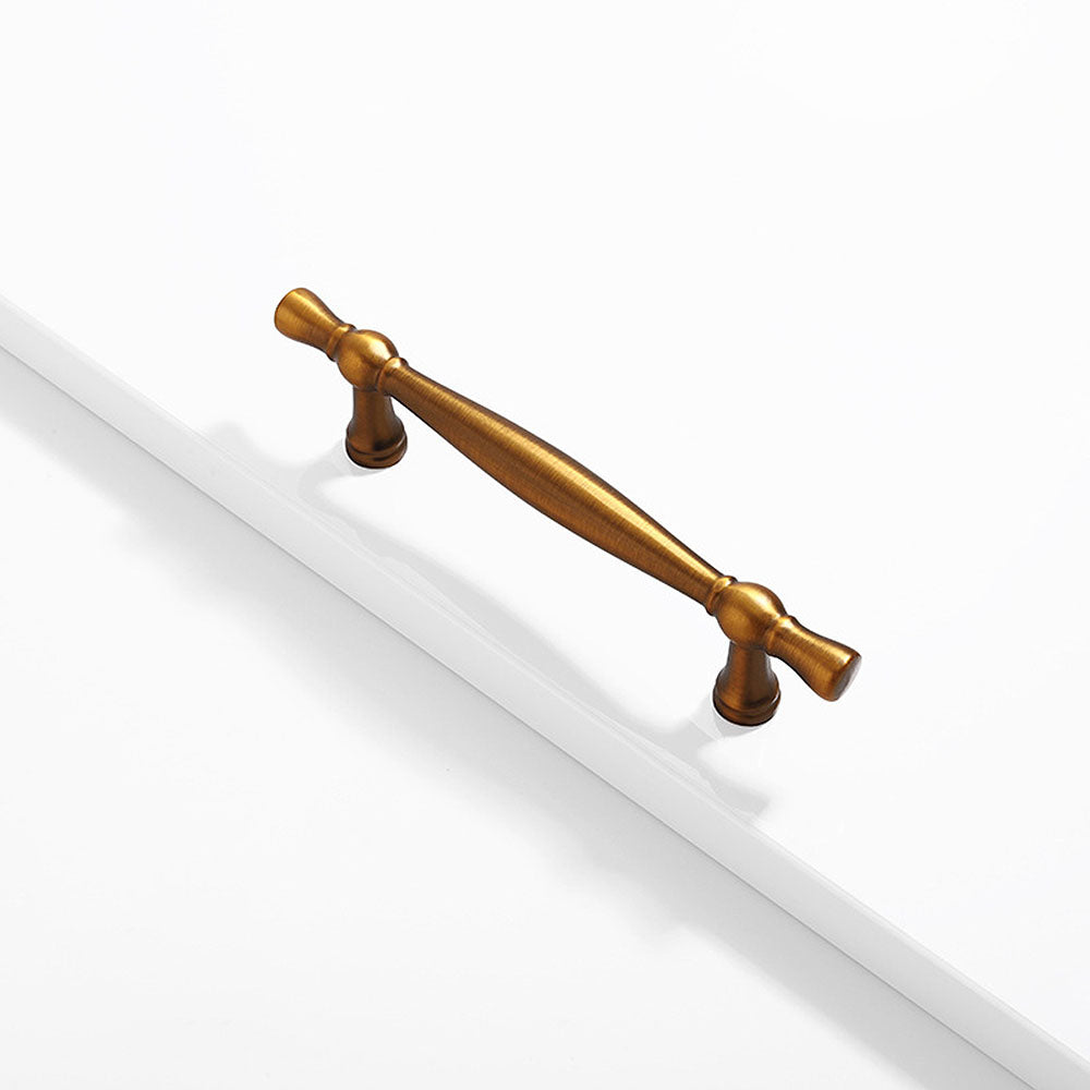Simple Retro Gold Zinc Alloy Cabinet Handles And Drawer Knobs
