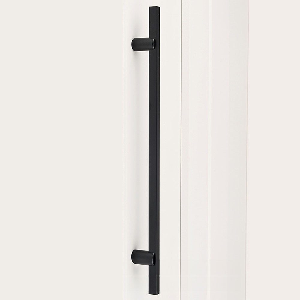 Modern Two-tone Black Gold Wardrobe Cabinet Door Handles