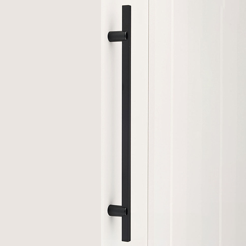 Modern Two-tone Black Gold Wardrobe Cabinet Door Handles