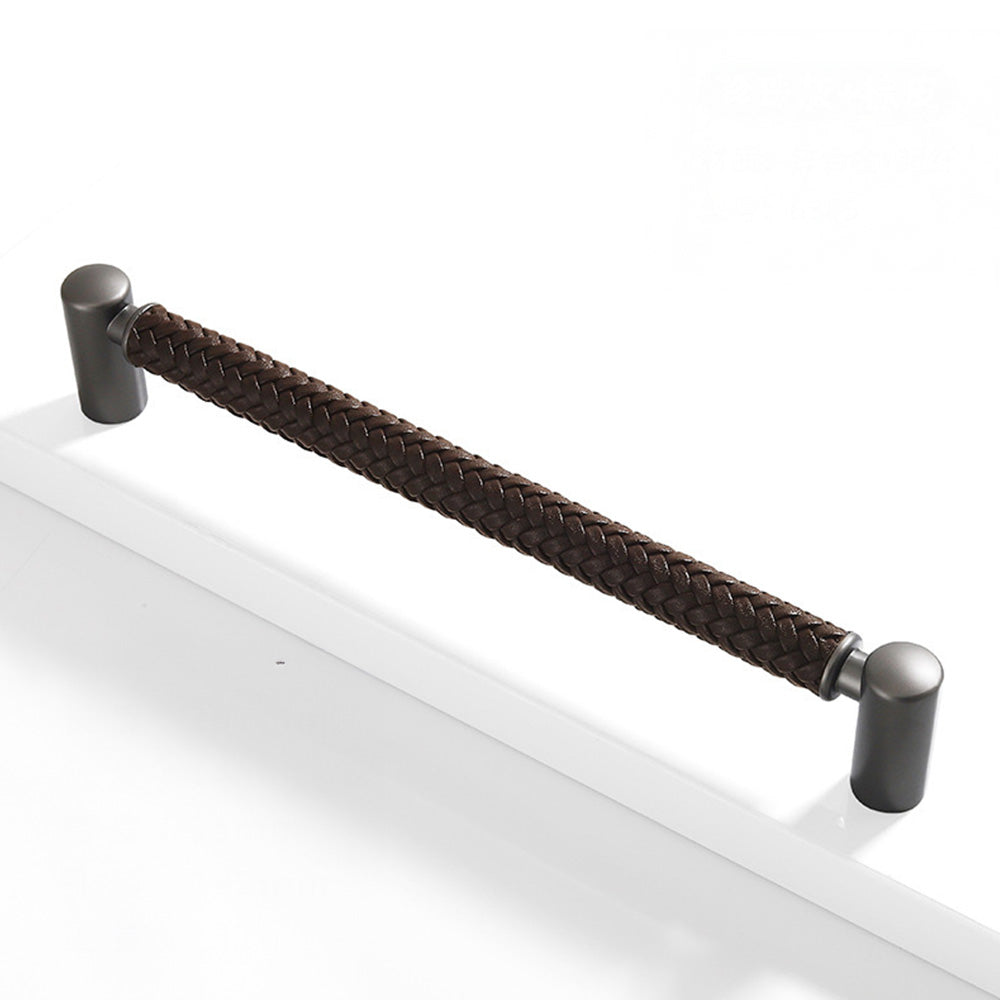Woven Leather Cupboard Handles & Drawer Pulls