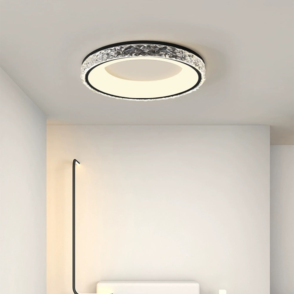 Luxury Flush Mount Round Acrylic Ceiling Lamp