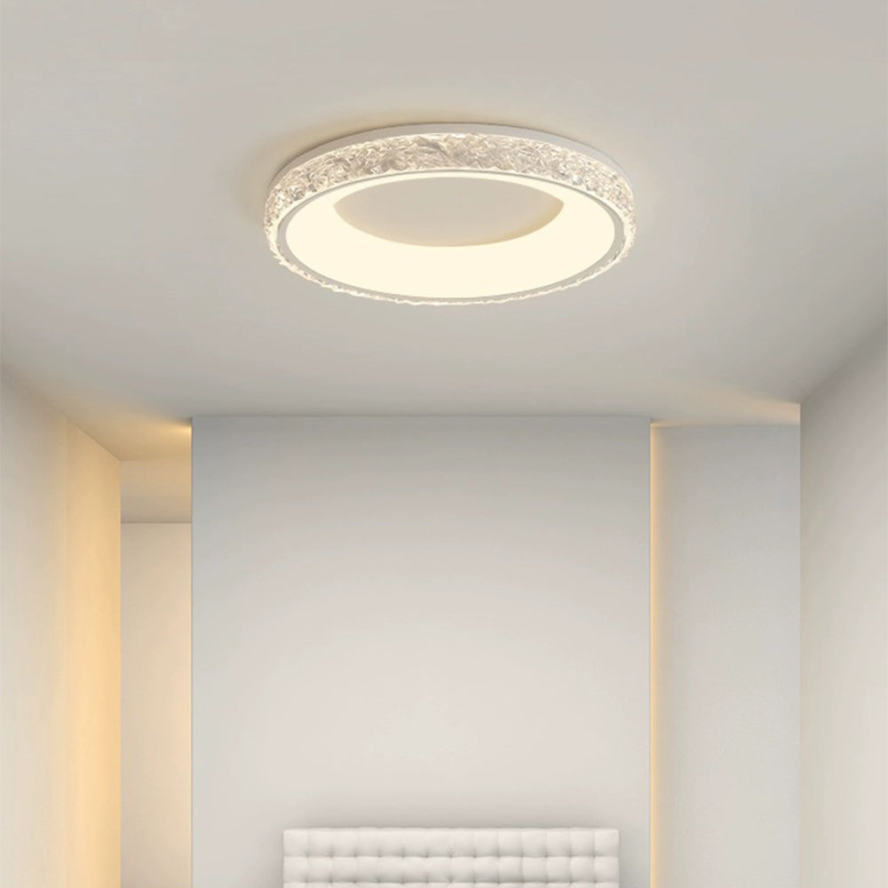 Luxury Flush Mount Round Acrylic Ceiling Lamp