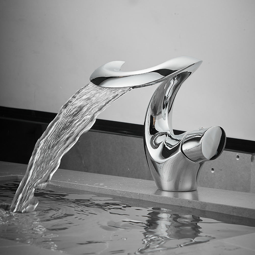 Modern Creative S-Shape Mono Basin Mixer Tap