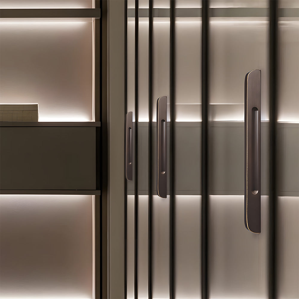 Modern Solid Pure Brass Cabinet Handles