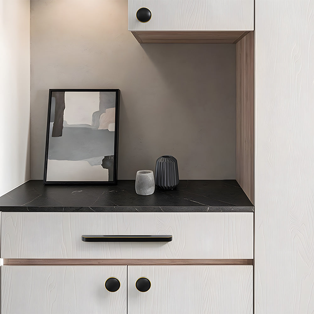 Modern Solid Pure Brass Cabinet Handles