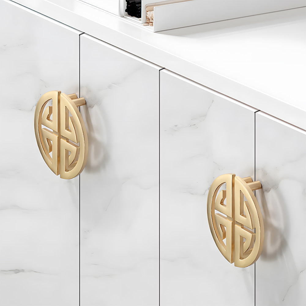Unique Zinc Alloy Semi Circle Kitchen Cupboard Handles