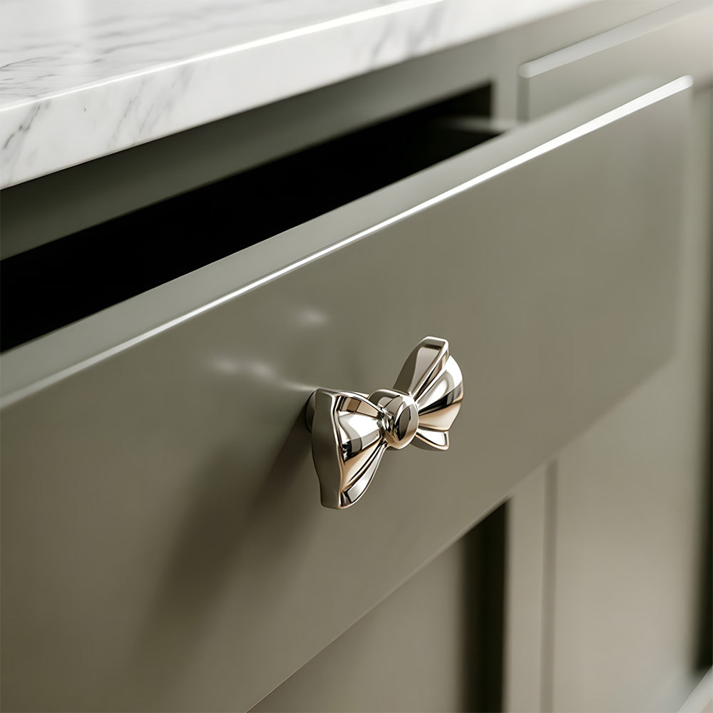 Unique Novelty Cupboard Knobs - Cute Bow, Paw & Geometric Shapes