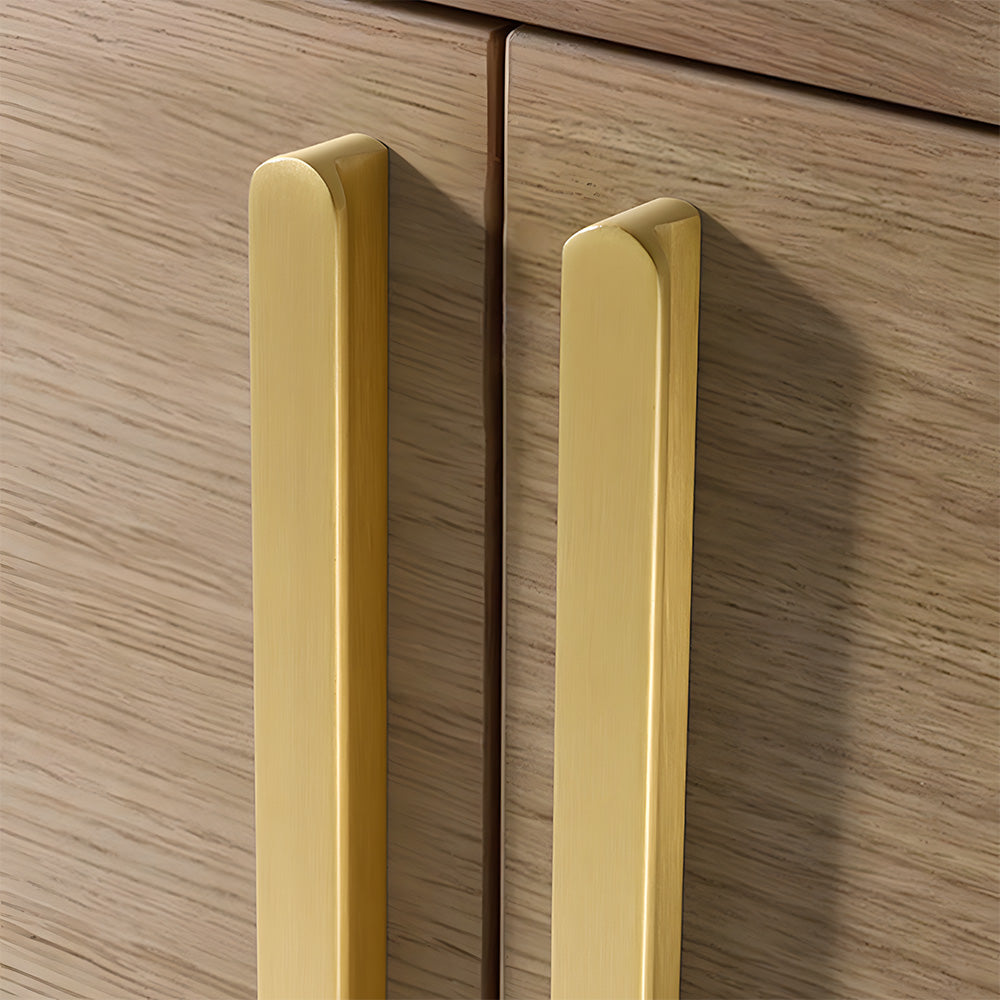 Simple Bronze Brass Cabinet Handles For Kitchen