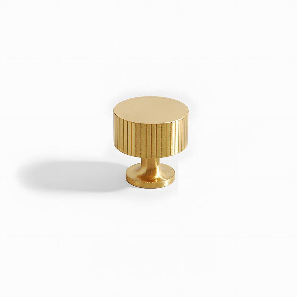 Retro Aged Bronze Lined Brass Cabinet Handles