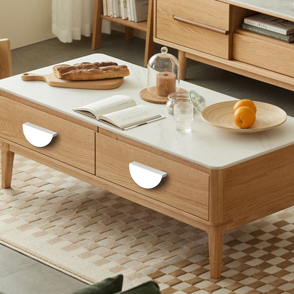 Cream Style Coloured Semicircular Handles for Children Room