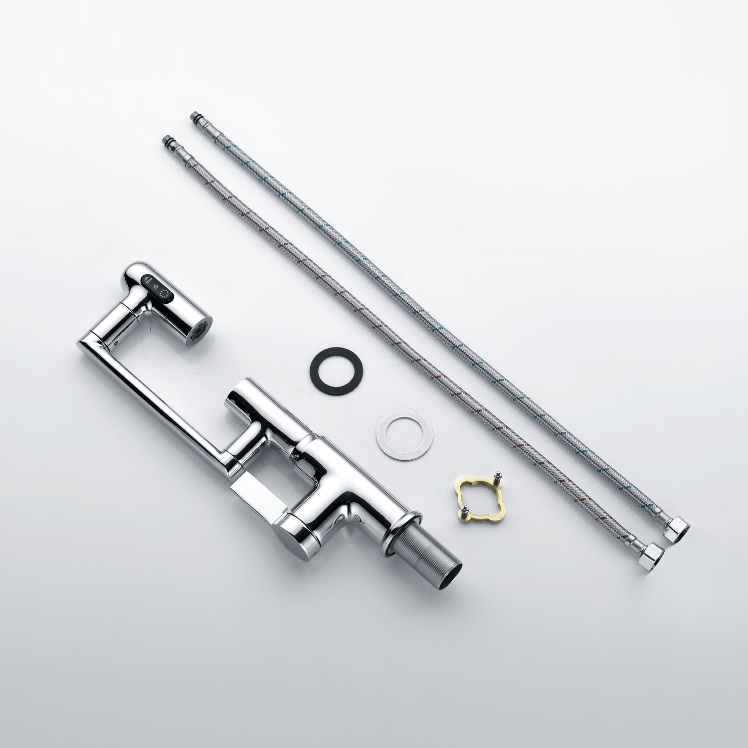 Intelligent Digital Display Hot And Cold Basin Tap_Chrome