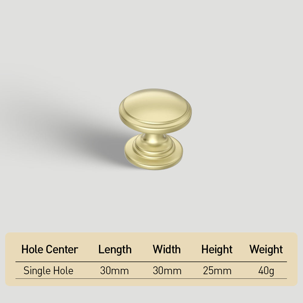 30mm Round Drawer Knob for Kitchen Cabinets Dresser
