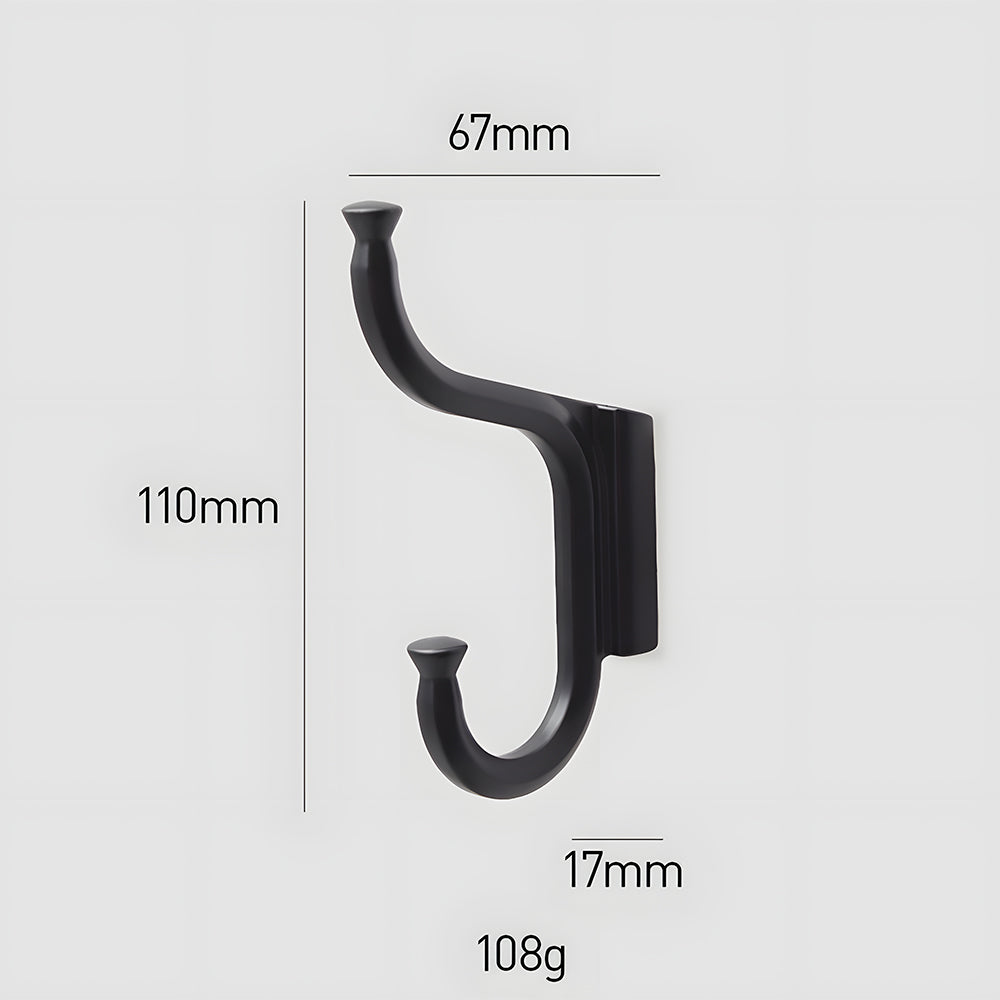 Creative Metal Zinc Alloy Coat Wall Hook