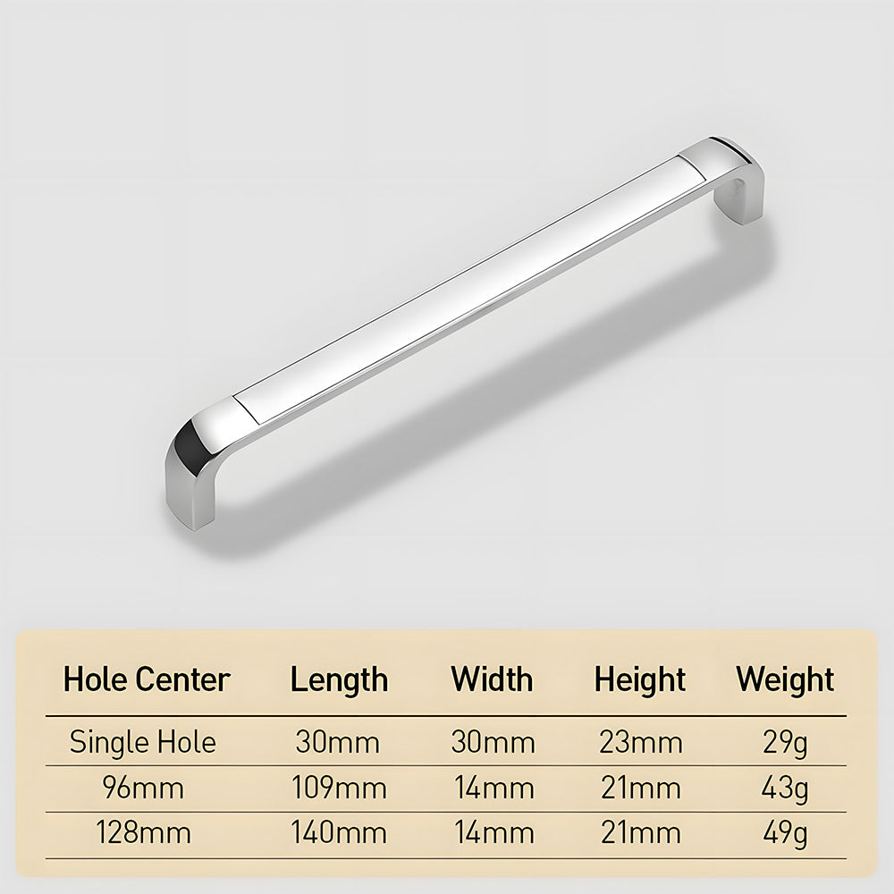 Modern Minimalist Frosted Wardrobe Door Drawer Pull