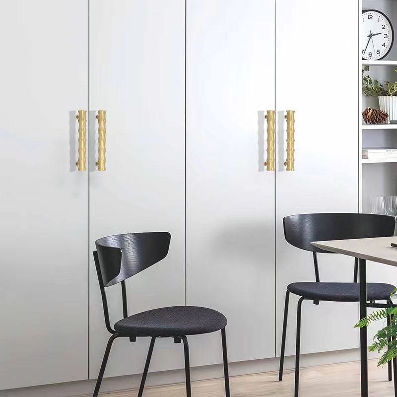 Brass Bamboo Cabinet Handles