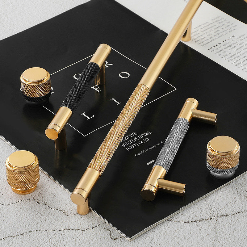 1 Pack Modern Knurled Cabinet Handle