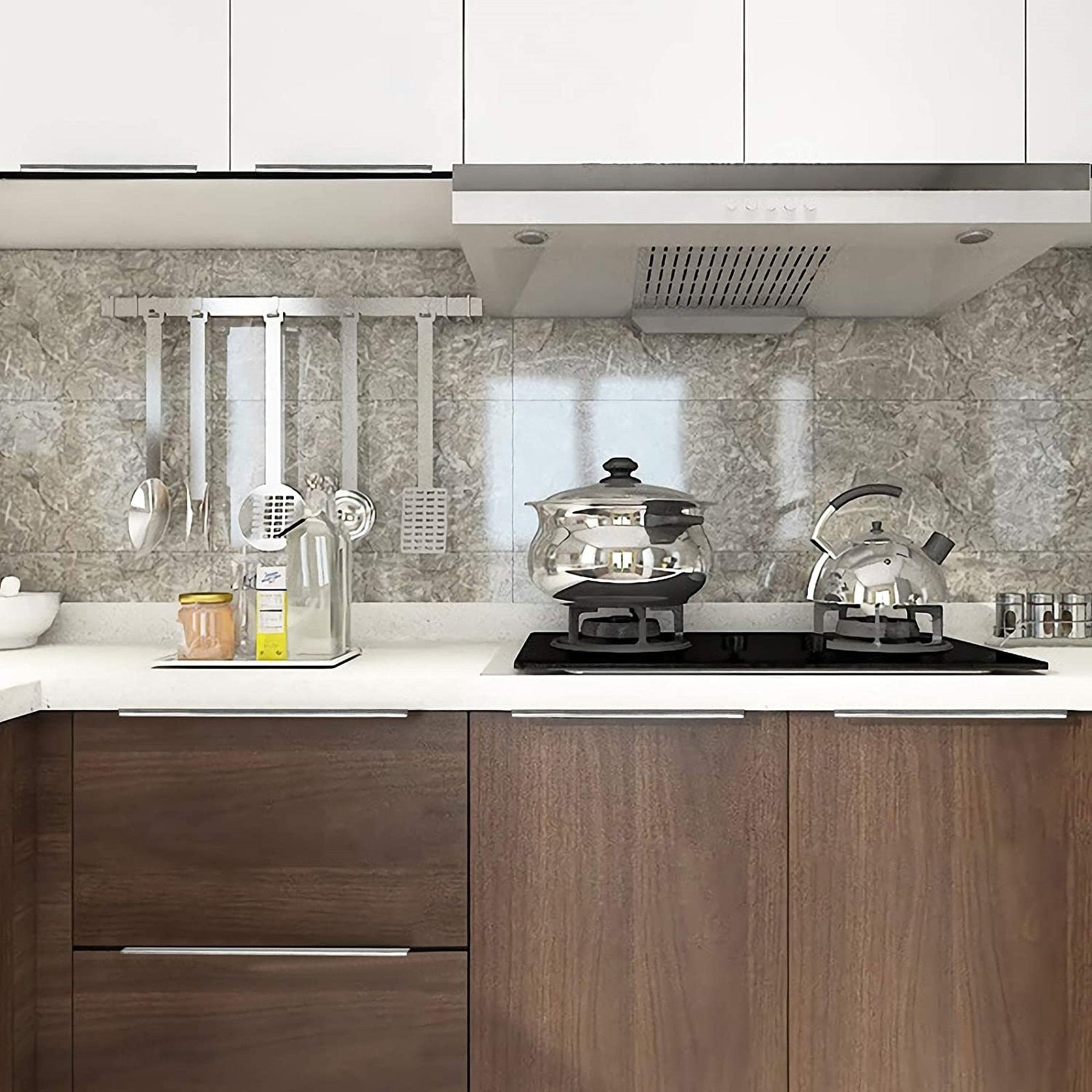Aluminum Alloy Kitchen Drawer Edge Cabinet Handles