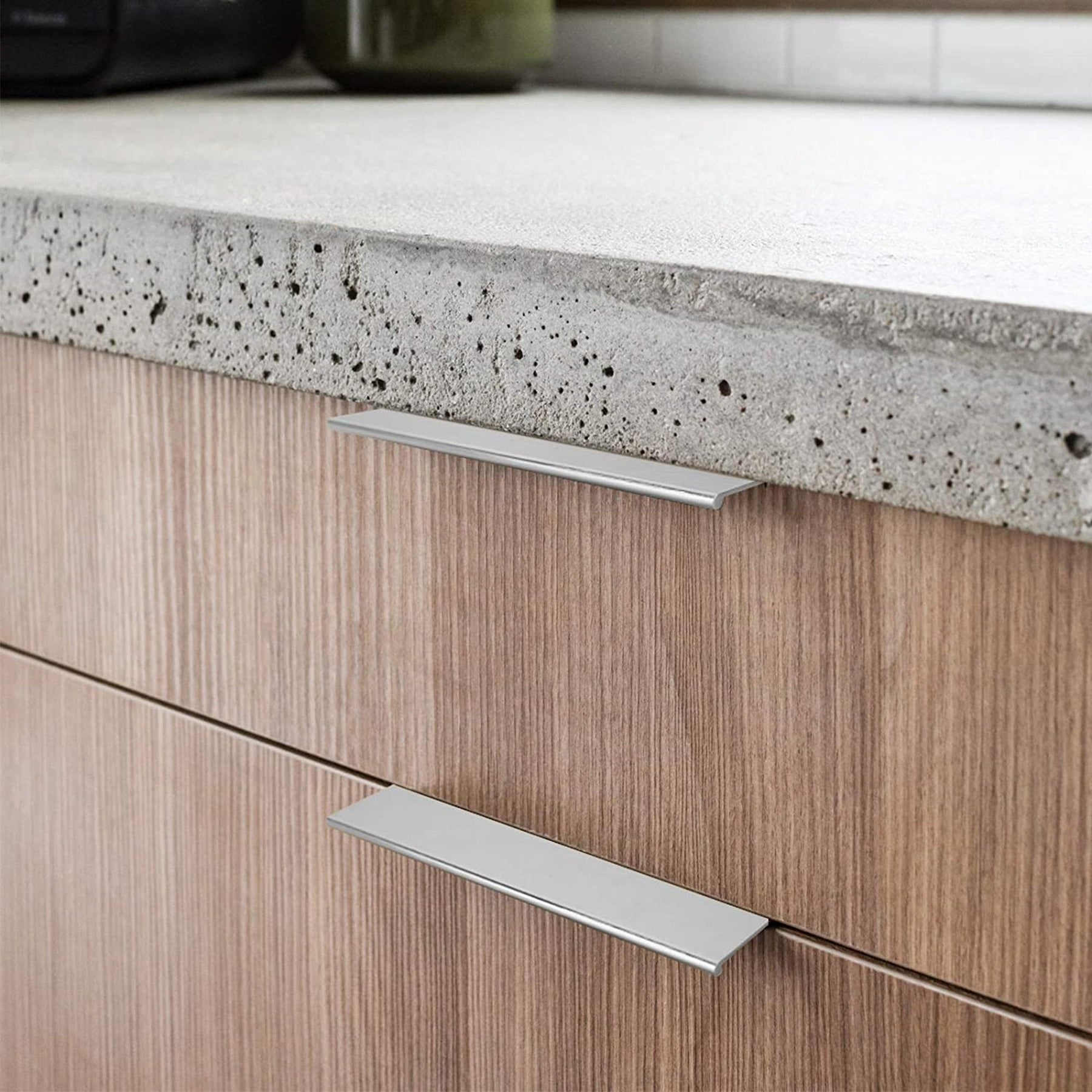Aluminum Alloy Kitchen Drawer Edge Cabinet Handles
