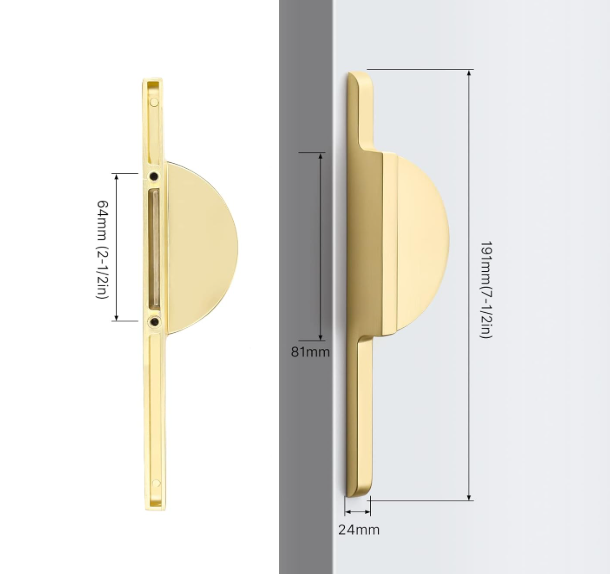 Unique Semicircle Cabinet Handles