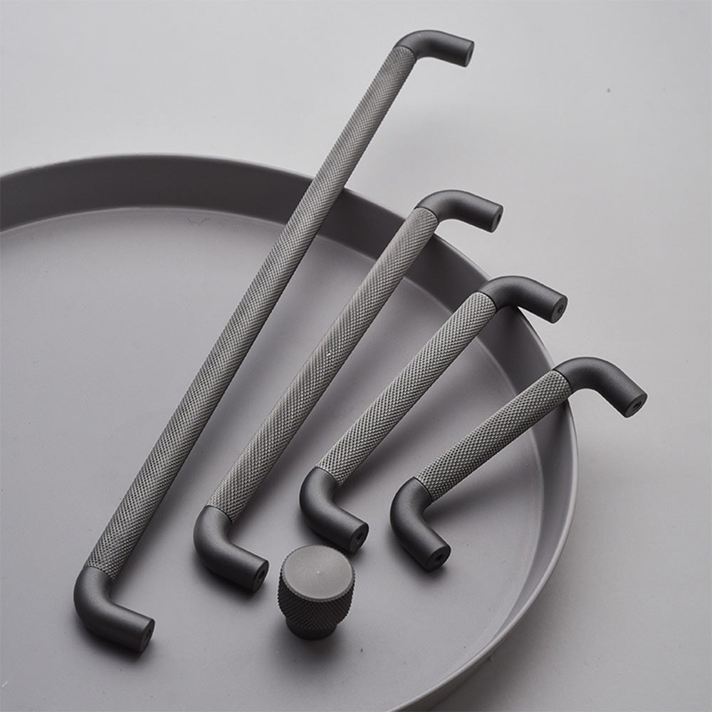 Long Cupboard Bar Knurled Handles