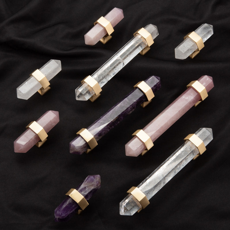 Natural Crystal Cabinet Handles and Knobs