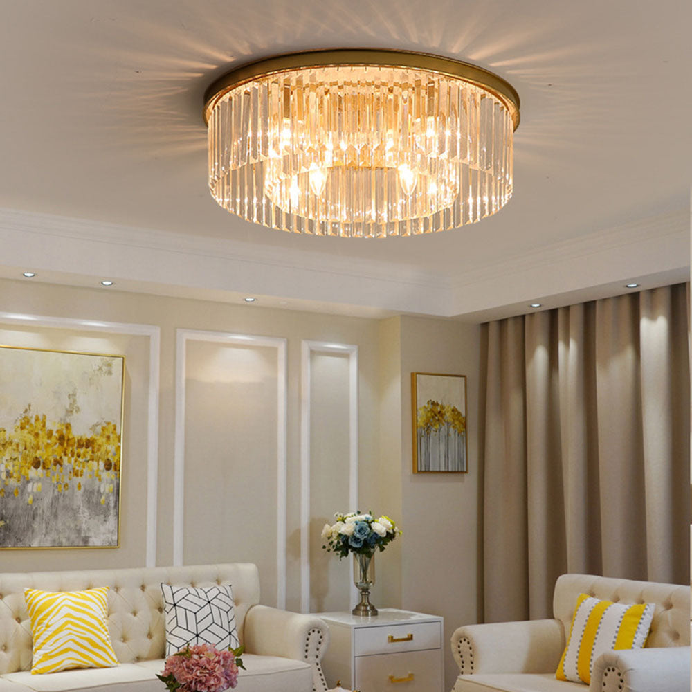 GoldenwarmUK Modern Ceiling Lights Dome Flush Ceiling Lights For