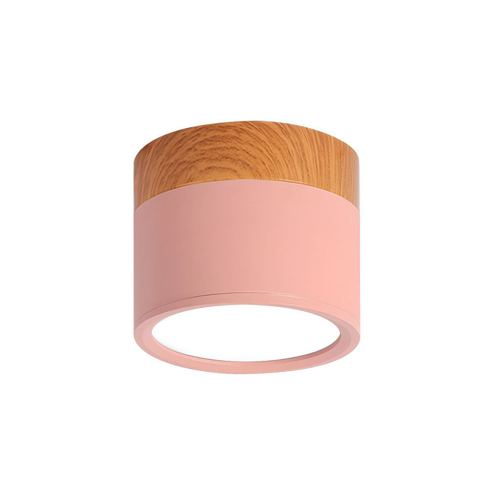Macaron Metal Kitchen Bar Flush Mount Modern Ceiling Lights