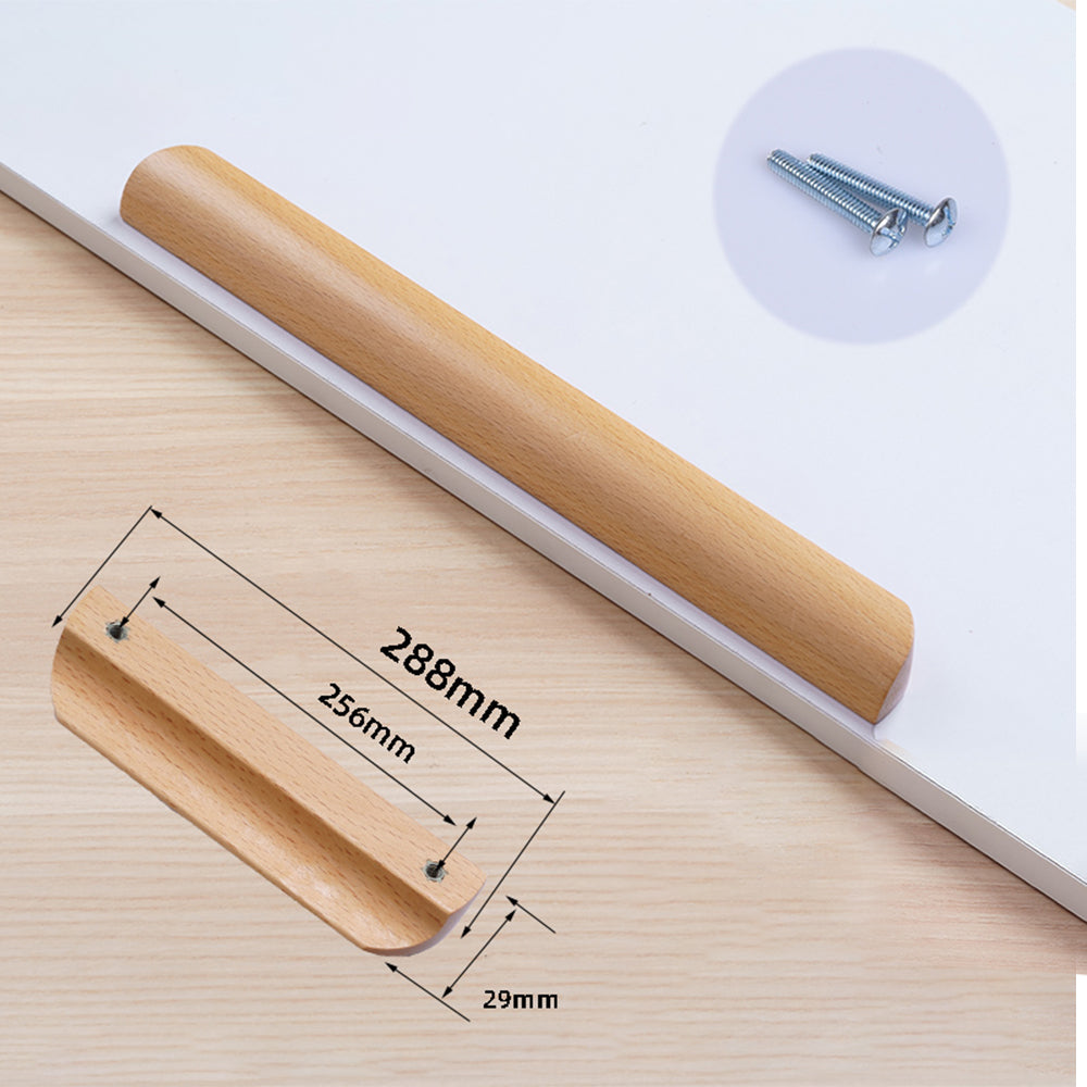 Solid Wood Cabinet Finger Edge Pulls