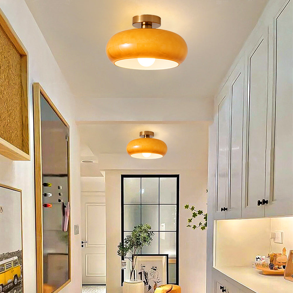 Vintage Gold Glass Pendant Ceiling Lights
