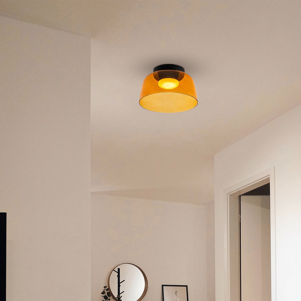 Medieval Simple Multi-Layer Glass Ceiling Light