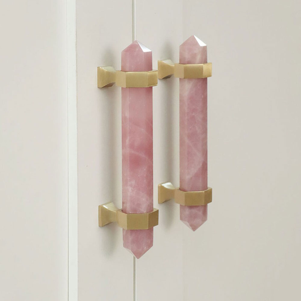 Natural Crystal Cabinet Handles and Knobs