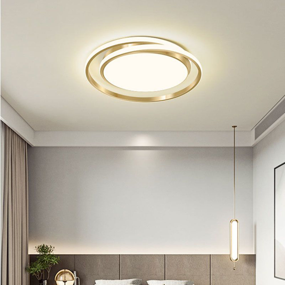 Modern LED Circle Flush Mount Ceiling Light