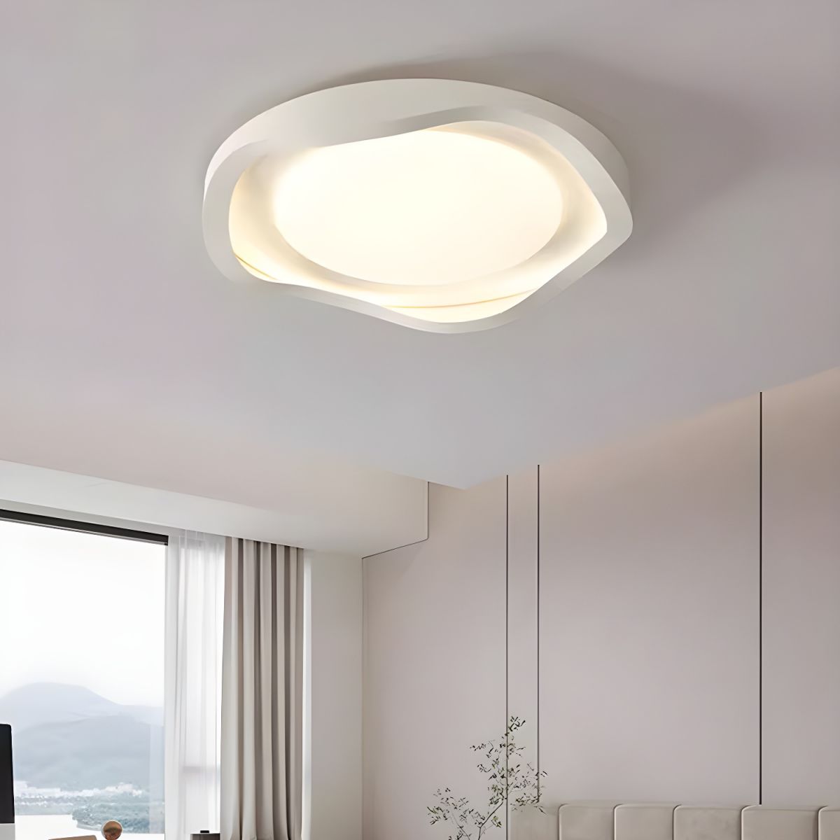 Modern Geometric Acrylic Ceiling Light