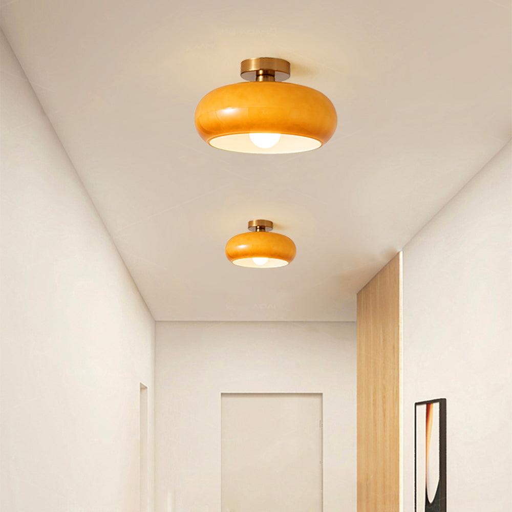 Vintage Gold Glass Pendant Ceiling Lights