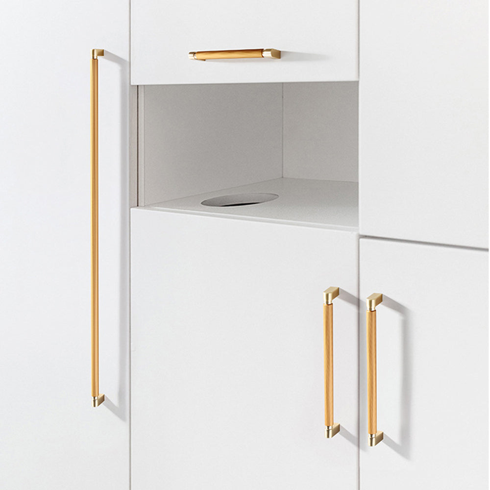 Contemporary Two Toned Drawer Cabinet Handles