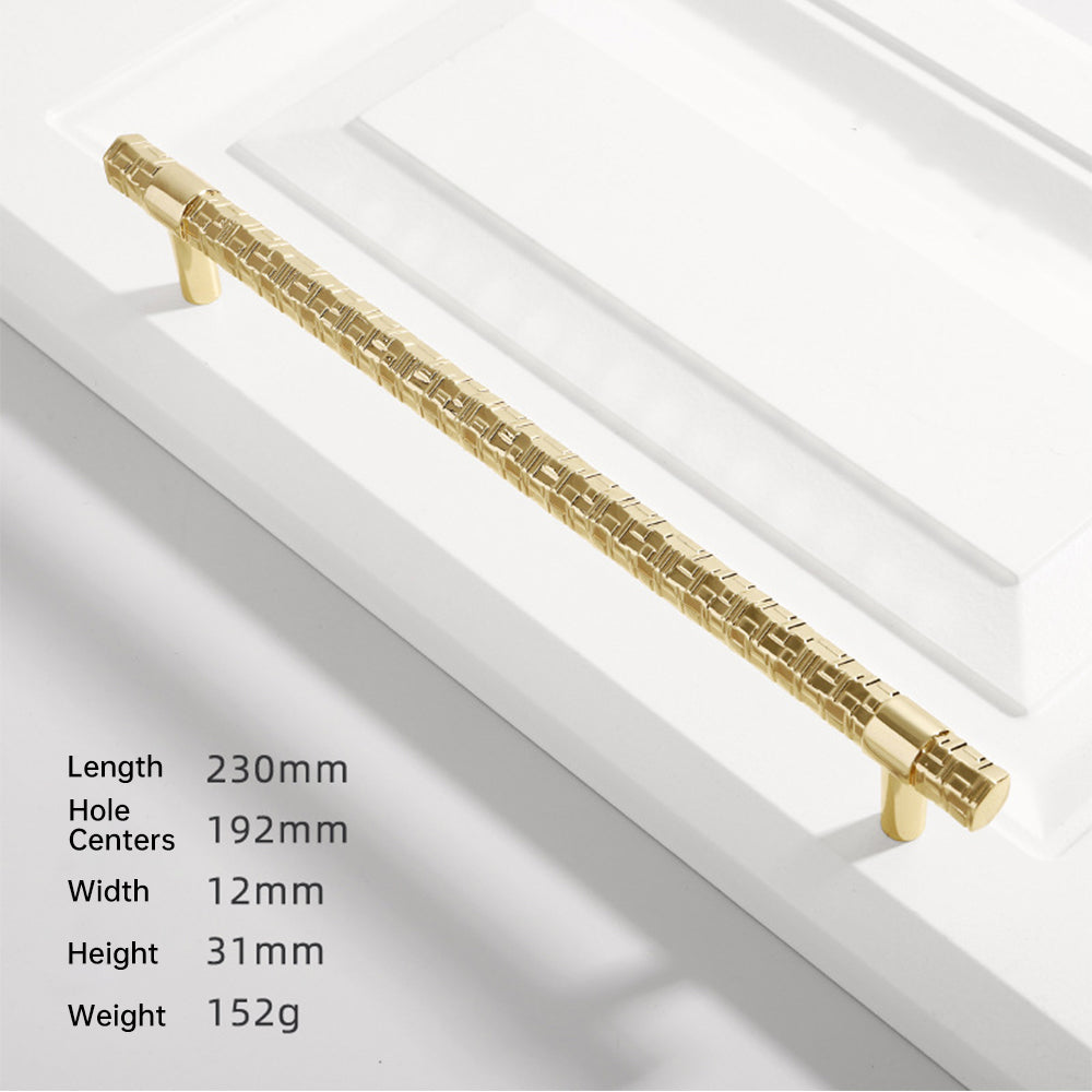 Creative Solid T Bar Zinc Alloy Cabinet Drawer Handles