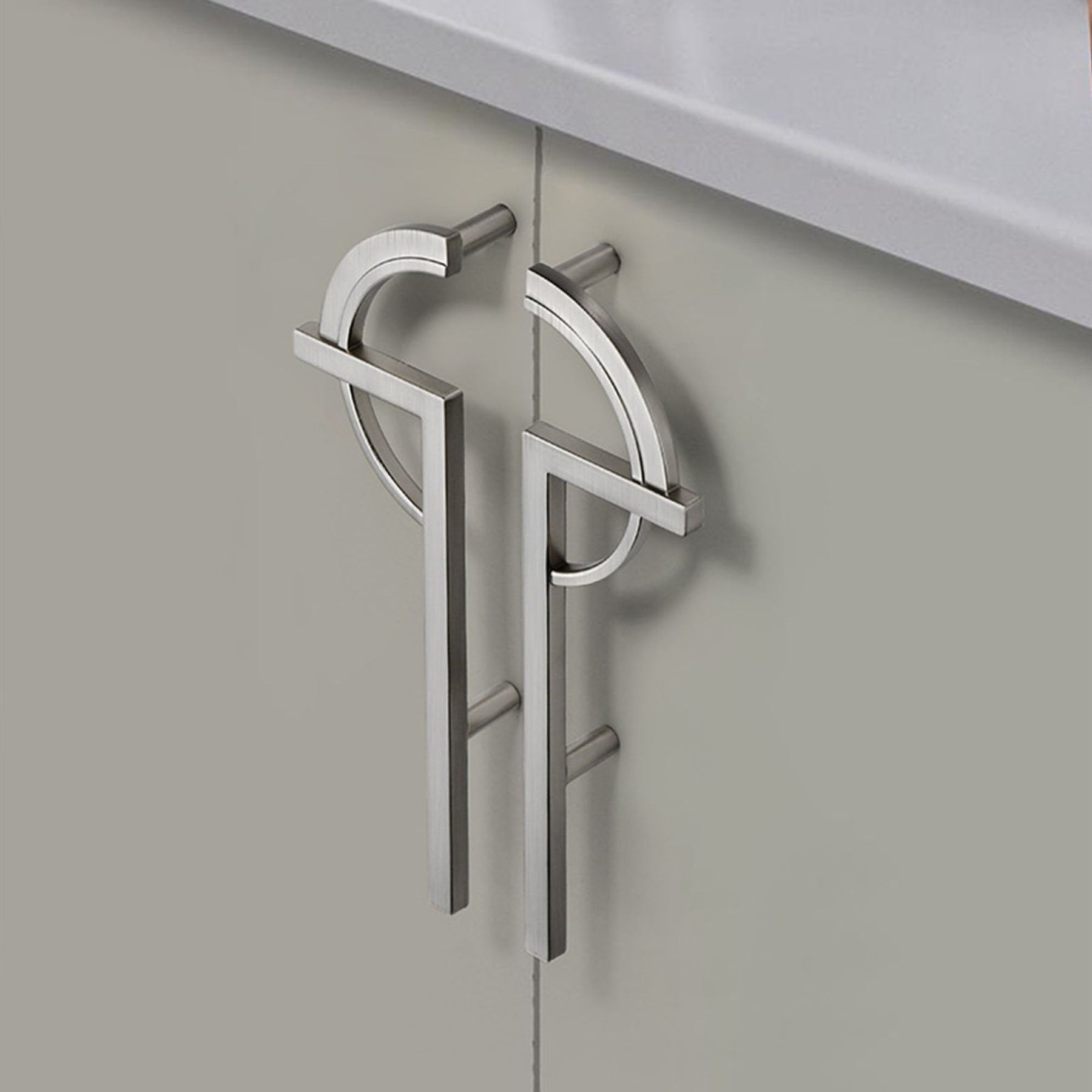 Unique Gold Paired Cabinet Pull Handles