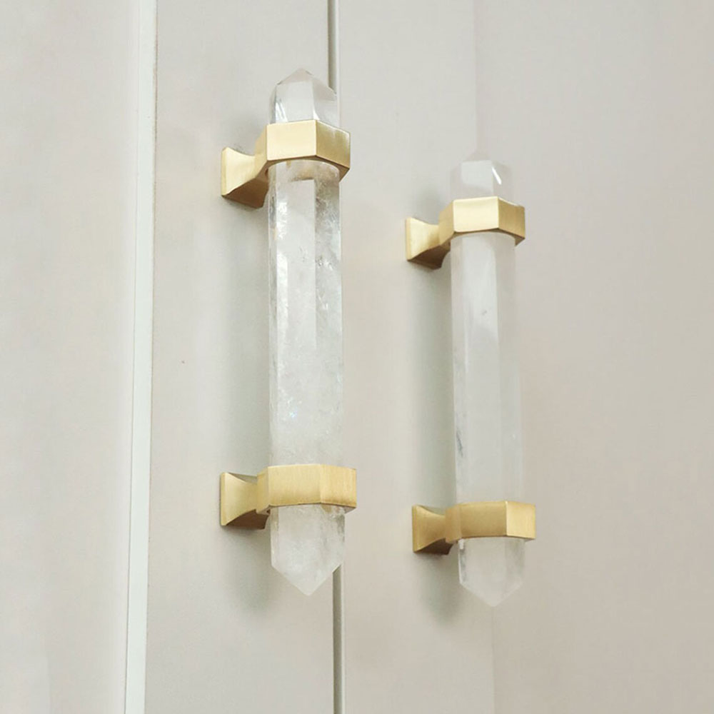 Natural Crystal Cabinet Handles and Knobs