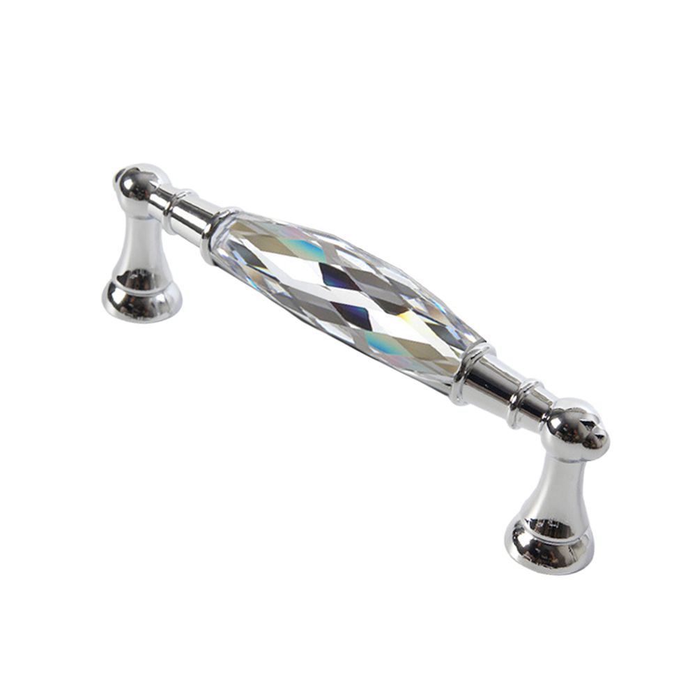 Luxury Crystal Chrome Cupboard Handles