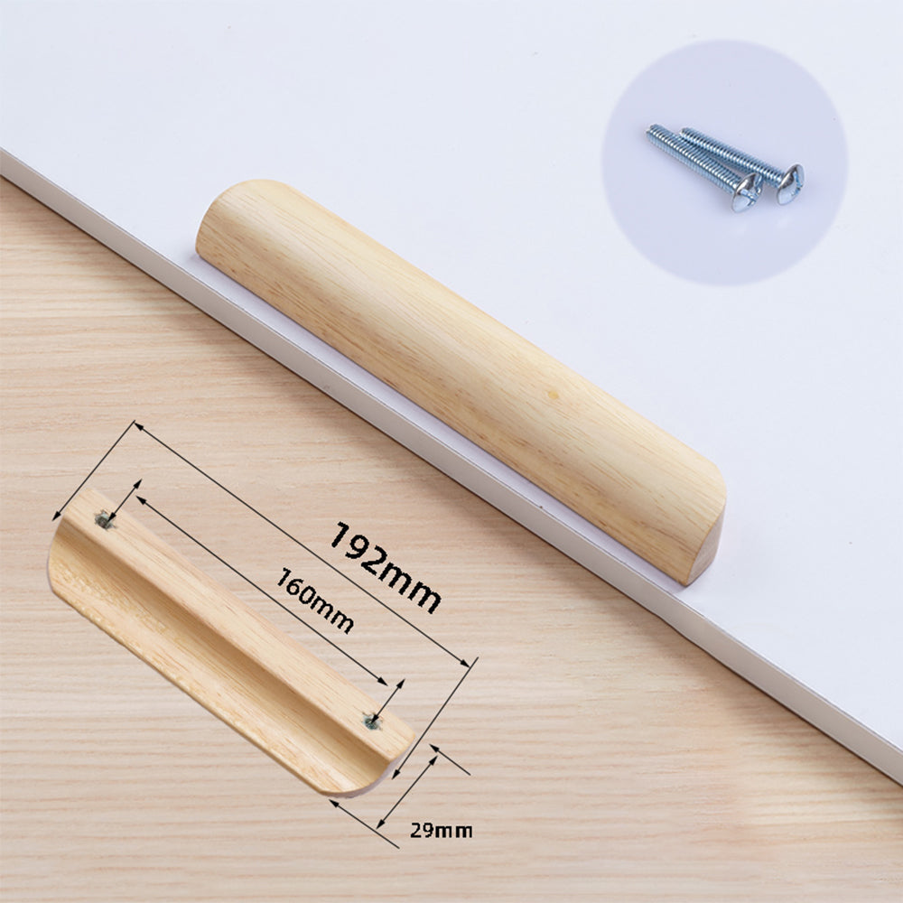 Solid Wood Cabinet Finger Edge Pulls