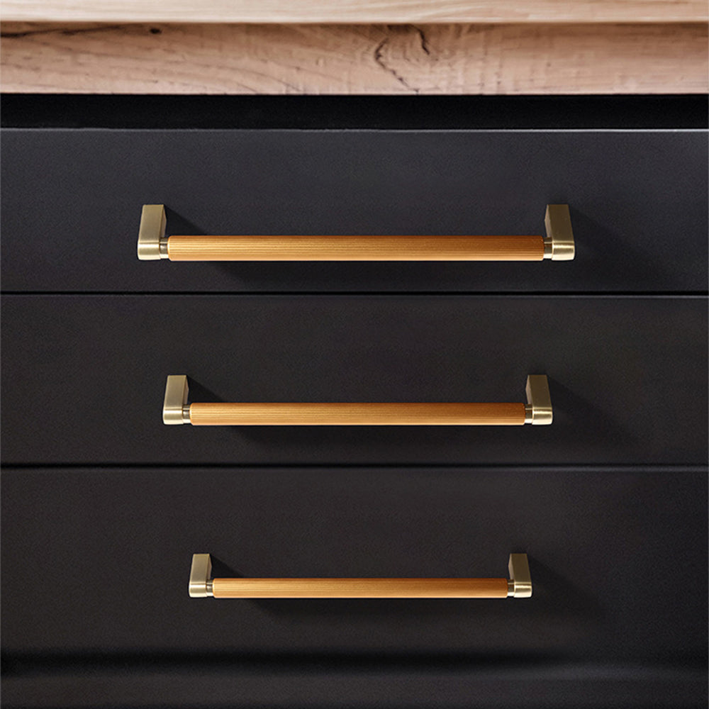 Contemporary Two Toned Drawer Cabinet Handles