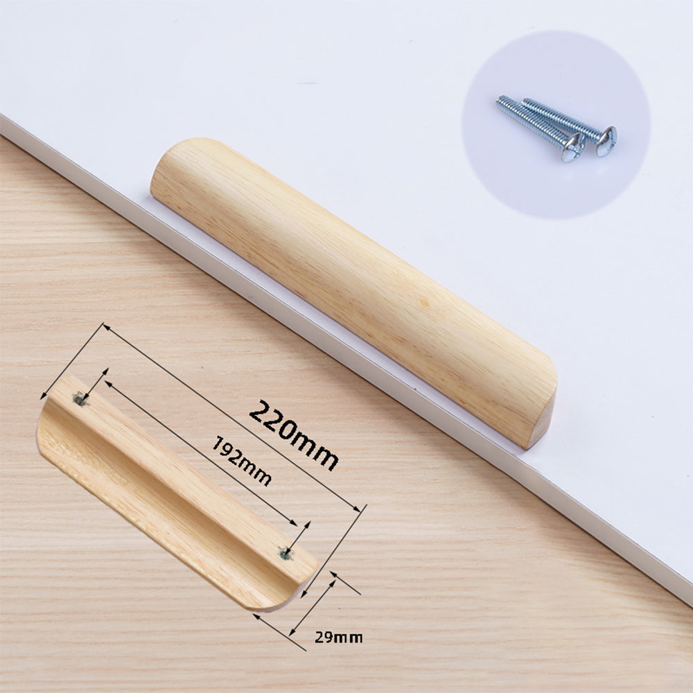 Solid Wood Cabinet Finger Edge Pulls