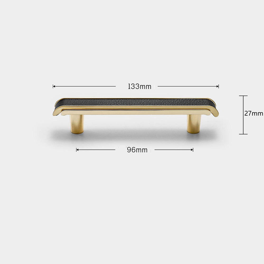 Luxury Leather Pattern Cabinet Pulls