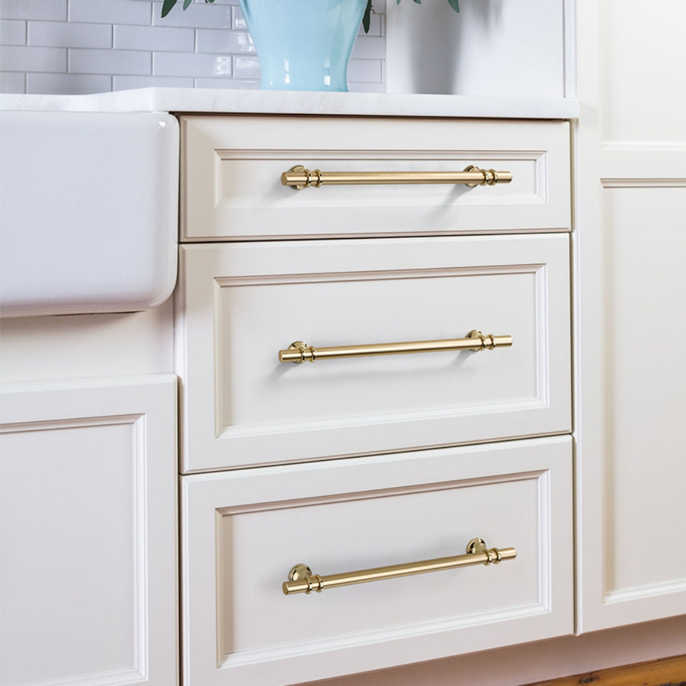 Luxurious Zinc Alloy Bar Drawer Handles