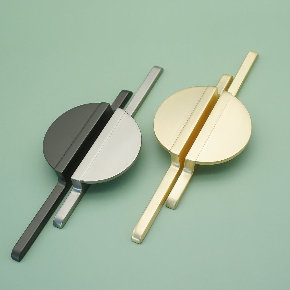 A Pair of Unique Semicircle Cabinet Handles