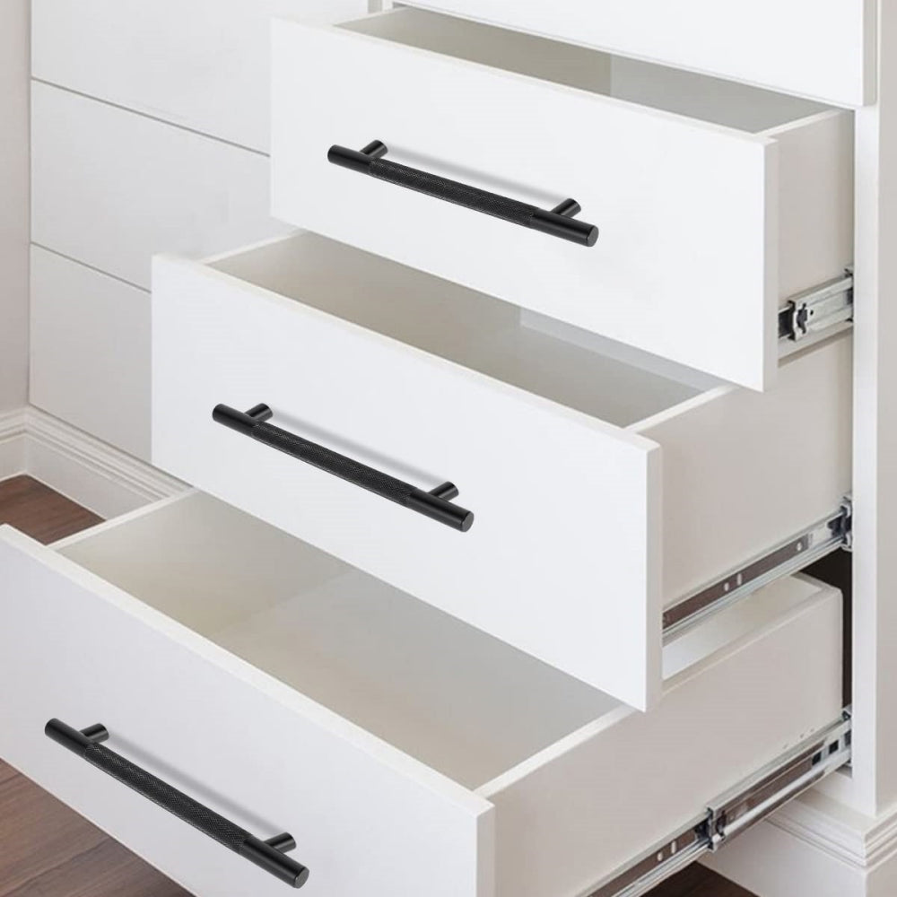 Aluminum Alloy Cabinet Doors Knurled Handles