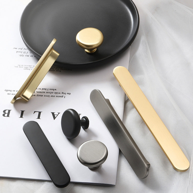 Modern Zinc Alloy Cabinet Crawer Pulls