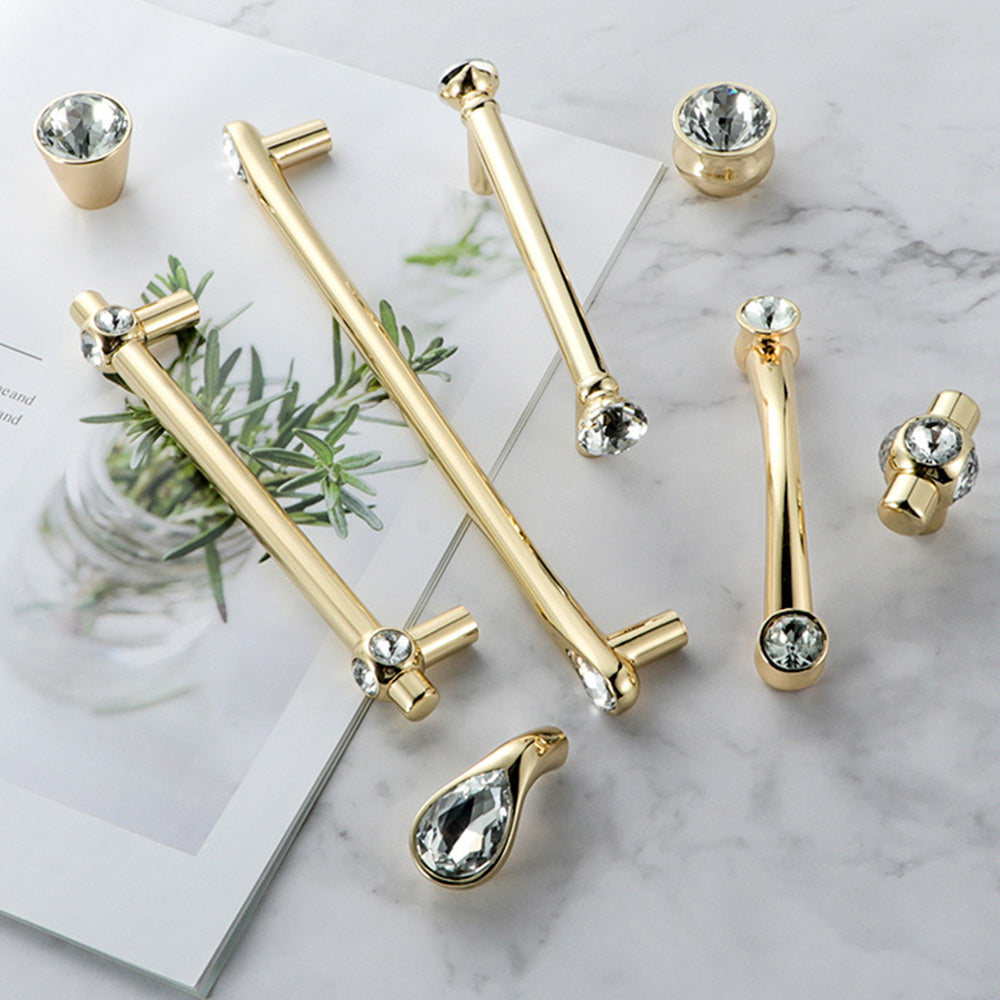 Goldenwarm Handles Crystal Handles Pulls Closet Door Pulls