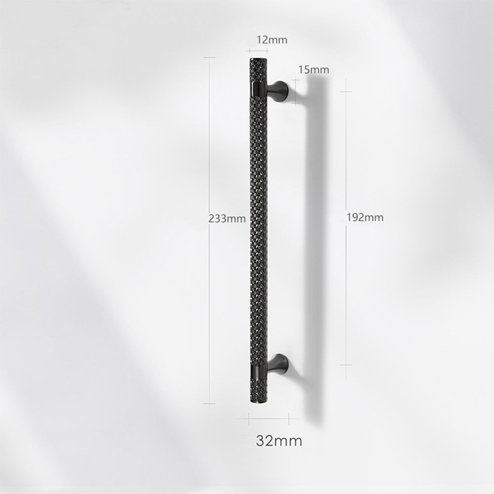 Solid Zinc Alloy Titanium Black Gold Door Handles